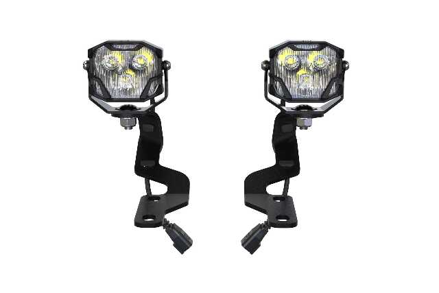 Morimoto 4B-PLR-KIT-1078 LED Pod Light Kit HXB White Spot Beam Fits 07-13 Tundra
