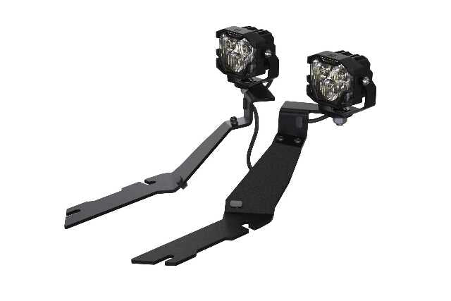 Morimoto 4B-PLR-KIT-1121 LED Pod Light Kit NCS Yellow Spot Beam Fits 19+ Ram HD