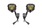 Morimoto LED Pod Light Kit NCS Yellow Combo Beam Fits Gladiator JT