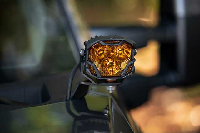 Morimoto LED Pod Light Kit HXB Yellow Spot Beam Fits 17-22 Super Duty