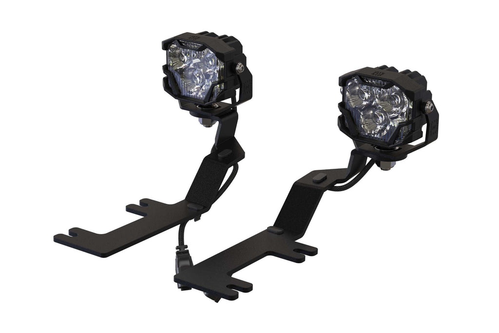 Morimoto LED Pod Light Kit NCS White SAE Wide Beam Fits 14-18 Silverado 1500 4B-PLR-KIT-1259