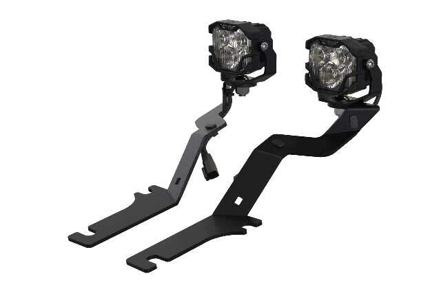 Morimoto 4B-PLR-KIT-1274 LED Pod Light Kit HXB White Spot Beam Fits 15-20 F150