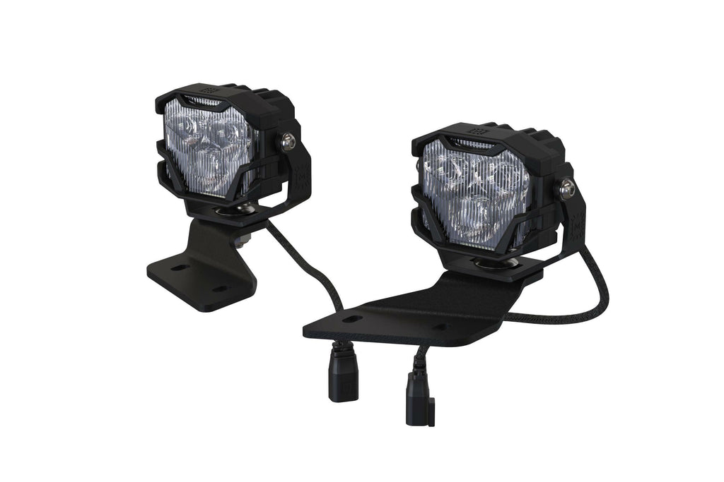 Morimoto LED Pod Light Kit NCS Yellow SAE Wide Beam Fits 2021+ Bronco
