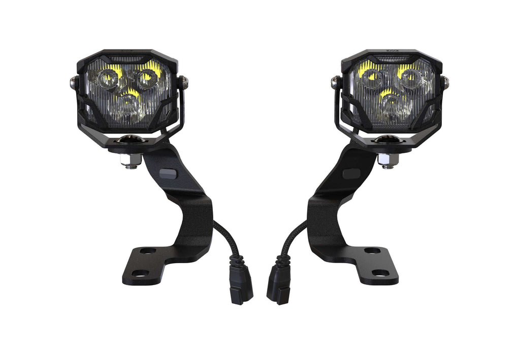 Morimoto LED Pod Light Kit HXB Yellow Combo Beam Fits 03-09 Lexus GX470