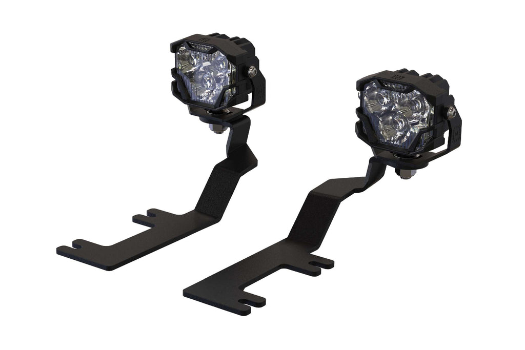 Morimoto LED Pod Light Kit HXB White Flood Beam Fits 14-18 Sierra 1500 4B-PLR-KIT-1399
