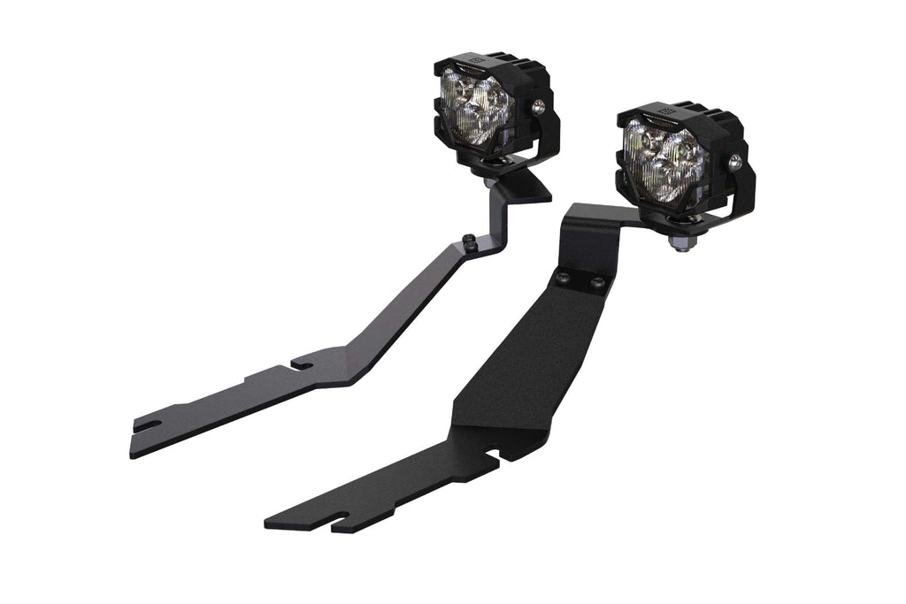 Morimoto 4B-PLR-KIT-1411 LED Pod Light Kit HXB White Flood Beam Fits 19+ Ram HD