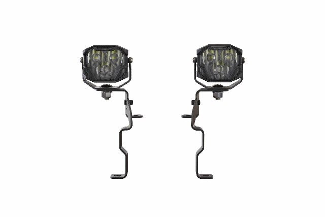 Morimoto LED Pod Light Kit HXB Yellow SAE Wide Beam Fits 23+ Super Duty