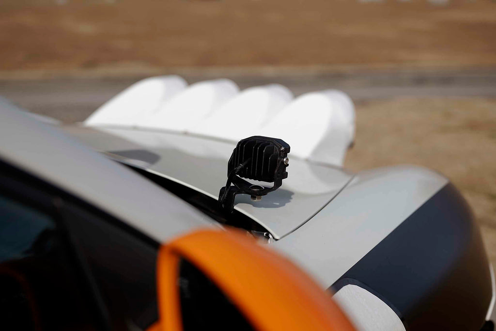 Morimoto LED Pod Light Kit HXB White SAE Wide Beam Fits 03-10 Cayenne