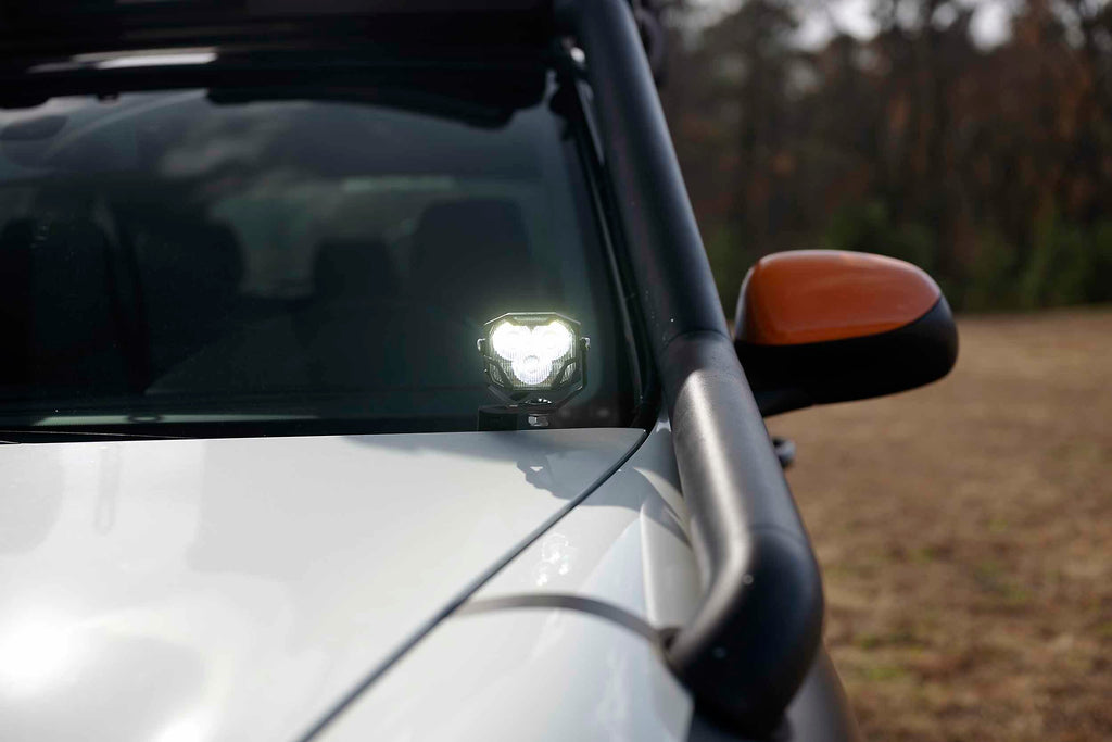 Morimoto LED Pod Light Kit HXB White SAE Wide Beam Fits 03-10 Cayenne