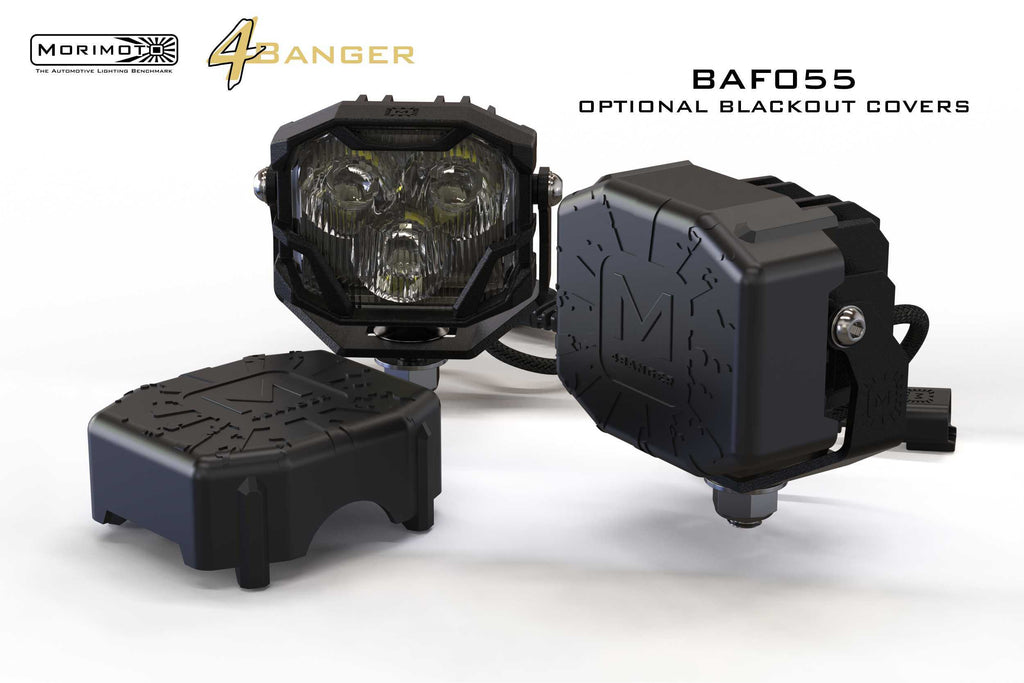 Morimoto LED Pod Light Kit HXB White Combo Beam Fits 2019+ Sierra 1500 4B-PLRKIT-BAF072-0009
