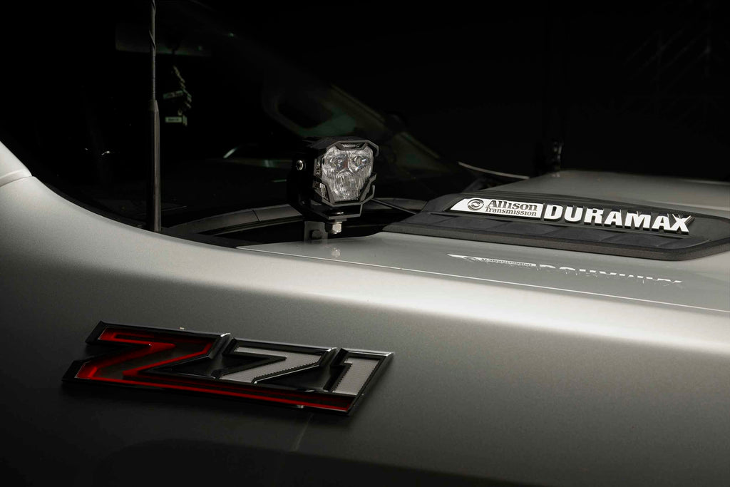 Morimoto LED Pod Light Kit NCS White Combo Beam Fits 2020+ Silverado HD