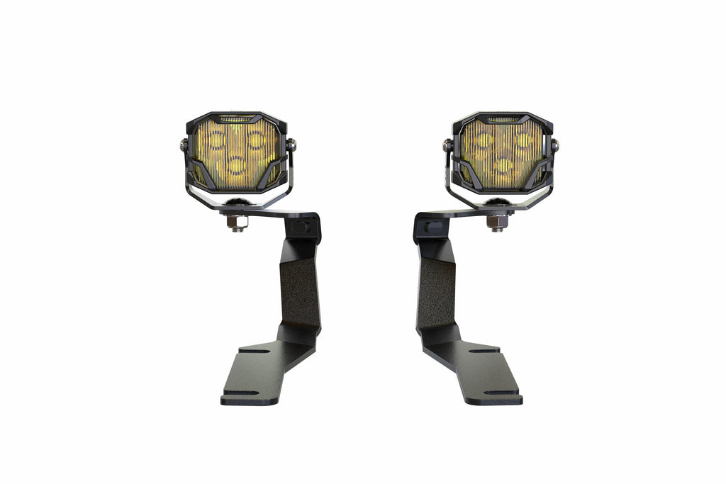 Morimoto LED Pod Light Kit NCS Yellow Flood Beam Fits 08-23 Dodge Challenger