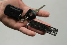 Load image into Gallery viewer, Morimoto A350 Swag keychain Carbon