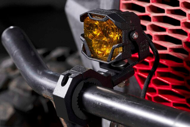 Morimoto BAF00TB 2x Tube Mount Clamps 2x Mounting Arms 8x Rubber Dampeners