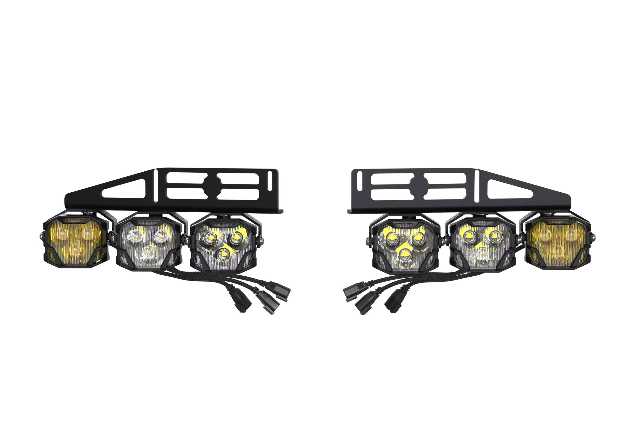Morimoto BAF024 4Banger Fog Light Brackets Only For 2017-2020 Ford F150 Raptor