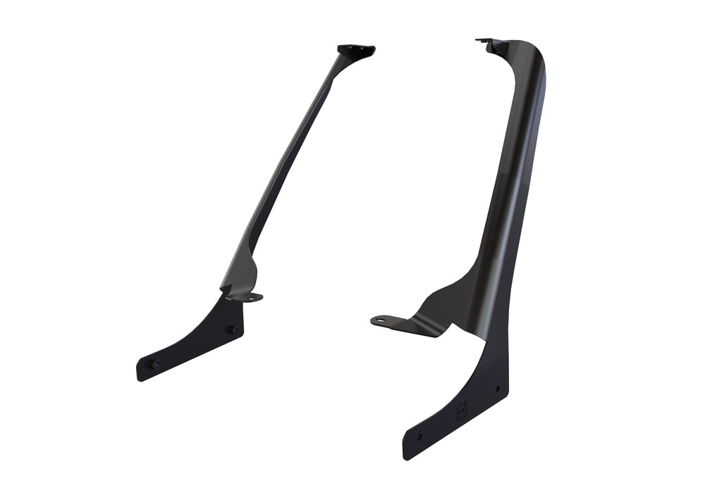 Morimoto BAF081 Light Bar Windshield Mounts Set For 18-26 Wrangler JL