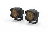 Morimoto BAF093 Yellow LED Pods Flood: Pair 1Banger HXB