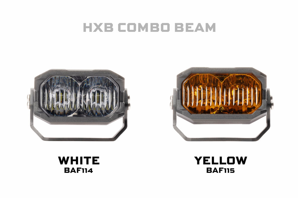 Morimoto Universal BAF107Y LED Pods Combo Yellow Set