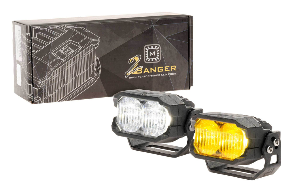 Morimoto Universal BAF107Y LED Pods Combo Yellow Set