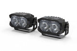 Morimoto BAF109 Yellow LED Pods: Pair 2Banger NCS SAE Wide