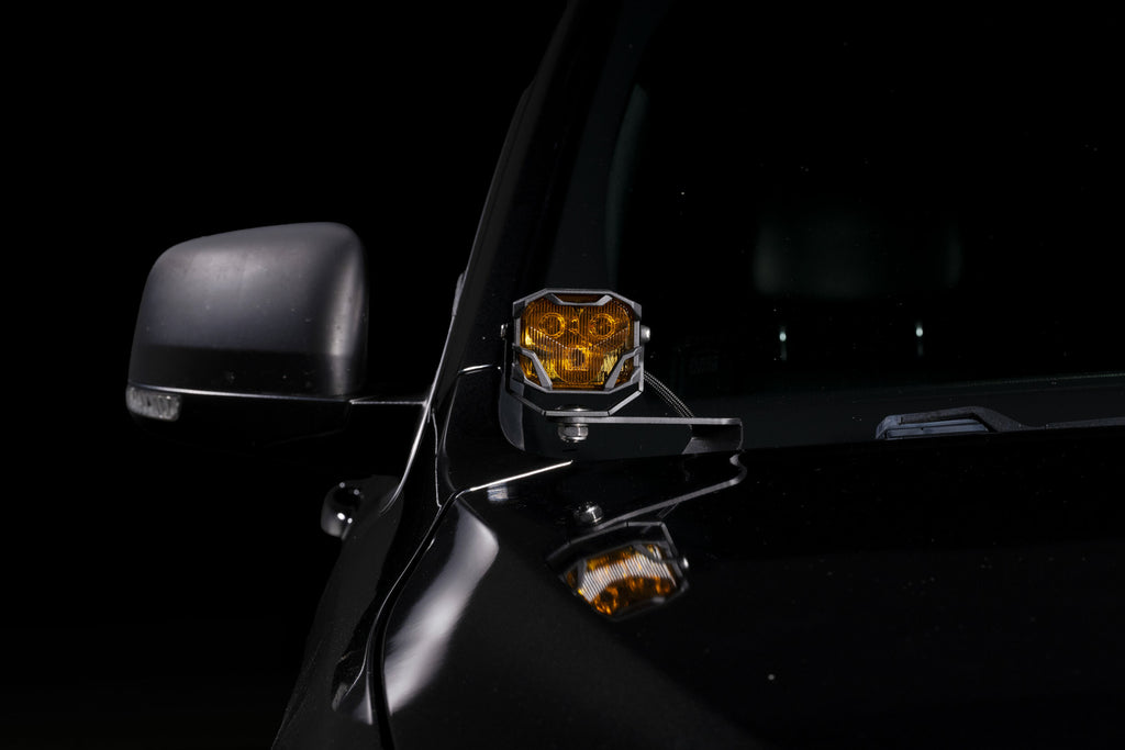 Morimoto BAF148 2x Ditch Light Brackets For 11-22 Jeep Grand Cherokee