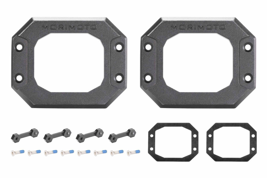 Morimoto BAF155 Flush Mounting Kit Fixed Pods Set