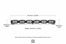 Load image into Gallery viewer, Morimoto Single-Row LED Pod Light Kit 6 Pod / 24" HXB Power White/Yellow