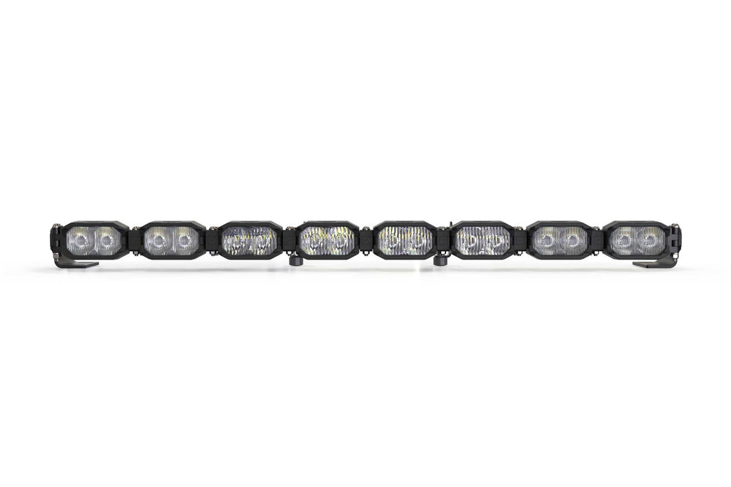 Morimoto BAR-1ROW-016 Single-Row LED Pod Light Kit 8 Pod / 31.5" HXB Power White