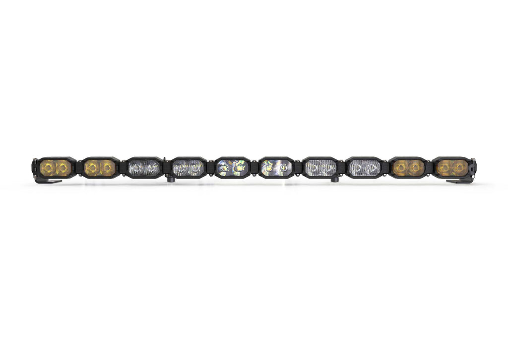Morimoto Single-Row LED Pod Light Kit 10 Pod / 40" NCS Power White/Yellow