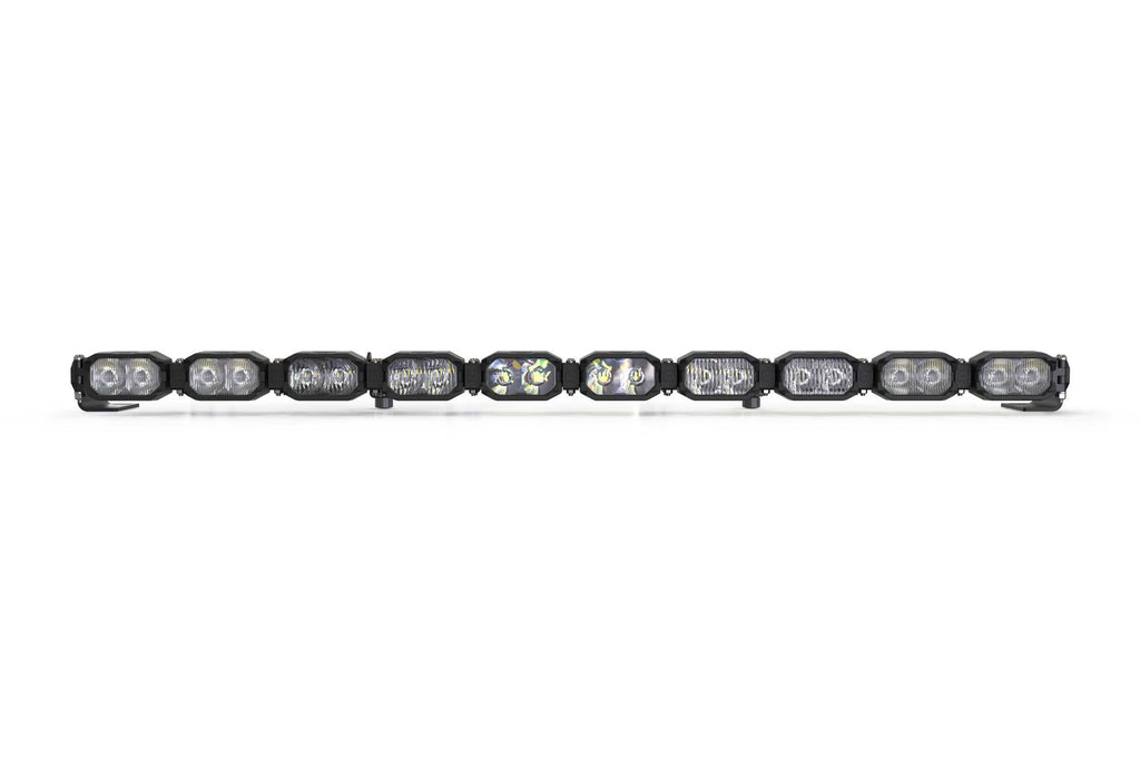Morimoto BAR-1ROW-022 Single-Row LED Pod Light Kit 10 Pod / 40" HXB Power White