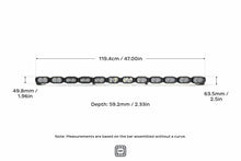 Load image into Gallery viewer, Morimoto Single-Row LED Pod Light Kit 12 Pod / 47" HXB Power White/Yellow