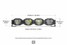 Load image into Gallery viewer, Morimoto BAR-2ROW-001 Double-Row BangerBar 4 Pod / 16.5" NCS Power White