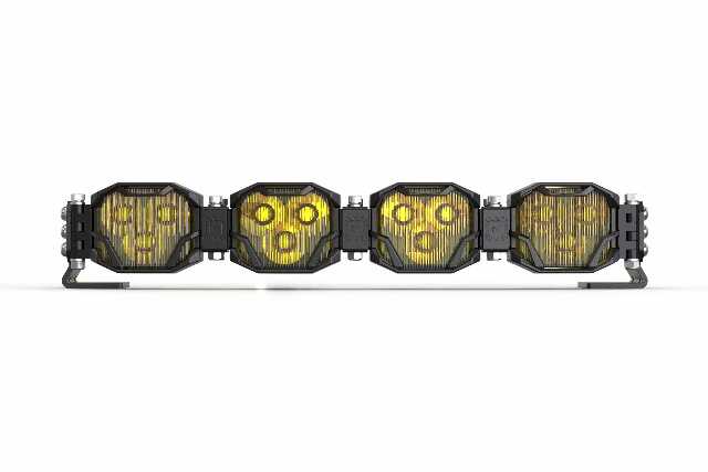 Morimoto BAR-2ROW-005 Double-Row BangerBar 4 Pod / 16.5" HXB Power Yellow