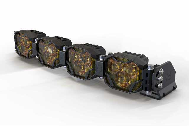 Morimoto BAR-2ROW-005 Double-Row BangerBar 4 Pod / 16.5" HXB Power Yellow