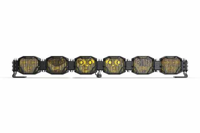 Morimoto BAR-2ROW-011 Double-Row BangerBar 6 Pod / 24.5" HXB Power Yellow