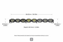 Load image into Gallery viewer, Morimoto BAR-2ROW-015 Double-Row BangerBar 8 Pod / 32.5" NCS Power White/Yellow