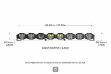 Load image into Gallery viewer, Morimoto BAR-2ROW-017 Double-Row BangerBar 8 Pod / 32.5" HXB Power Yellow