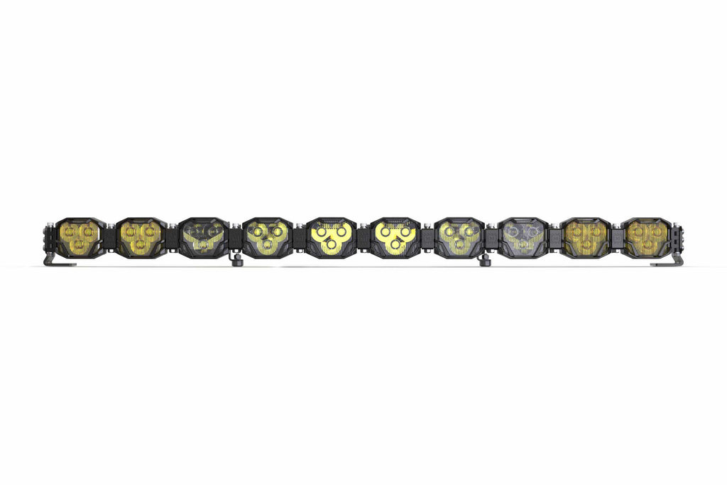 Morimoto BAR-2ROW-021 LED Pod Light Kit 10 Pod / 40.5" NCS Power White/Yellow
