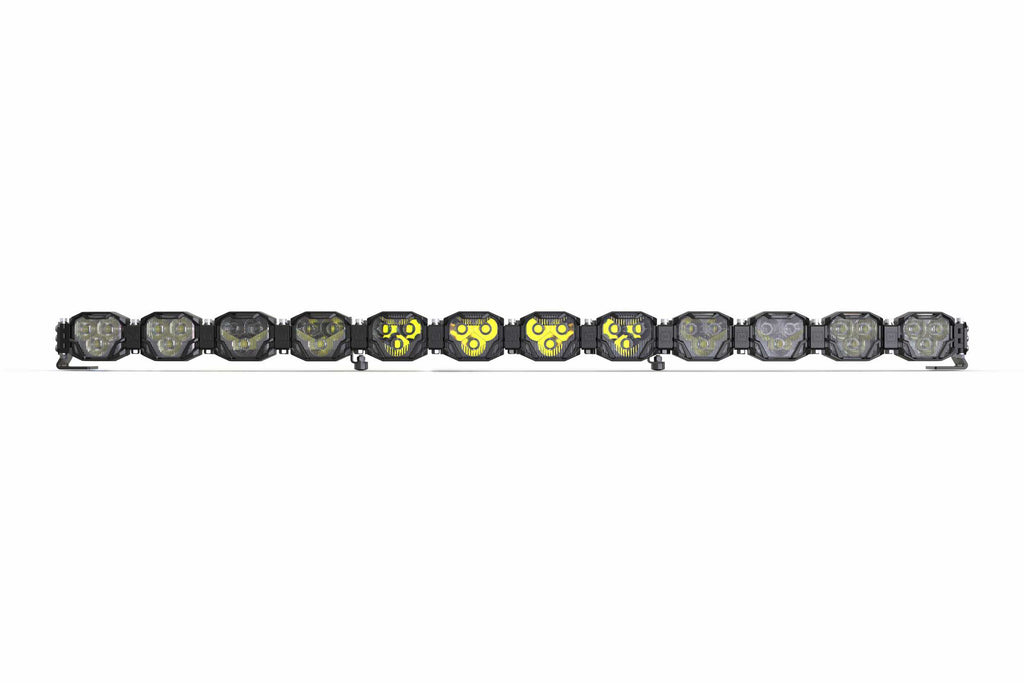 Morimoto BAR-2ROW-028 LED Pod Light Kit 12 Pod / 48.5" HXB Power White