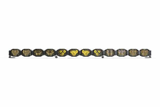 Morimoto BAR-2ROW-029 LED Pod Light Kit 12 Pod / 48.5" HXB Power Yellow