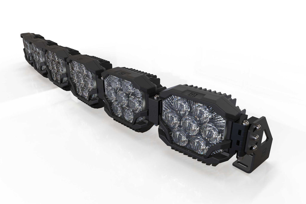 Morimoto BAR-3ROW-013 Triple-Row LED Pod Light Kit 6 Pod / 43" NCS Power White
