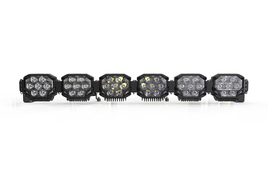 Morimoto BAR-3ROW-013 Triple-Row LED Pod Light Kit 6 Pod / 43" NCS Power White