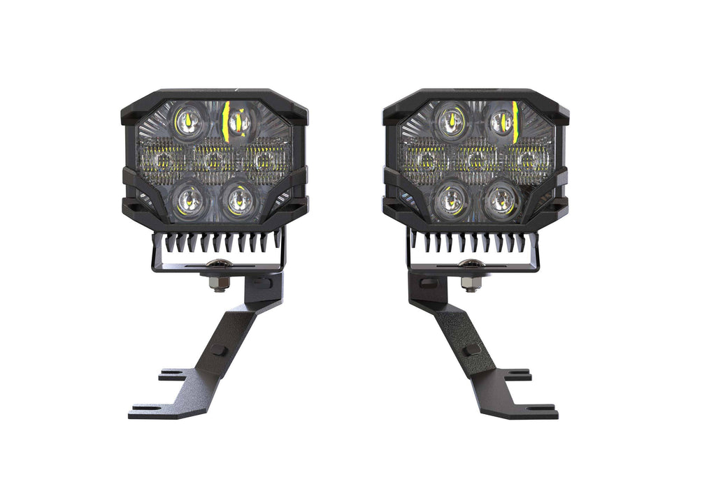 Morimoto LED Pod Lights Yellow Combo Beam For 19-26 Sierra 1500 BB-PLR-BAF072-0008