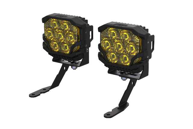 Morimoto BB-PLR-KIT-1096 LED Pod Light Kit NCS White Spot Beam Fits 07-13 Sierra