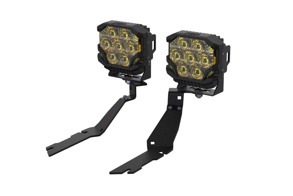 Morimoto BB-PLR-KIT-1128 LED Pod Light Kit HXB White Combo Beam Fits 19+ Ram HD