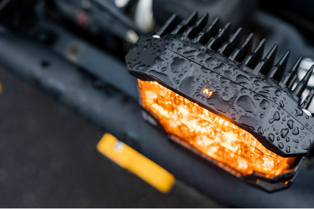 Morimoto BB-PLR-KIT-1152 LED Pod Light Kit HXB White Combo Beam Fits Wrangler JL