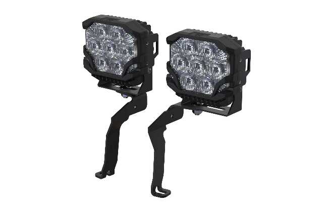 Morimoto BB-PLR-KIT-1400 LED Pod Light Kit NCS White Spot Beam Fits 21+ F150