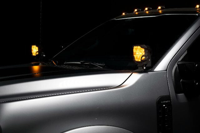 Morimoto LED Pod Light Kit HXB White Spot Beam Fits 23+ Super Duty