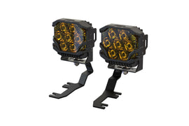 Morimoto LED Pod Light Kit HXB Yellow Combo Beam Fits 15+ Colorado