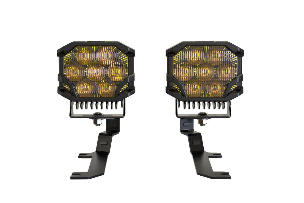 Morimoto LED Pod Light Kit HXB White Spot Beam Fits 2019+ Silverado 1500 BB-PLRKIT-BAF091-0005